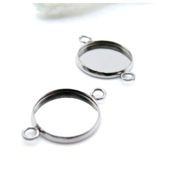 Supports de Pendentif Connecteur 14 mm – Acier Inoxydable 304