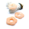 Pendentifs Fleur Résine Acrylique 25mm – Saumon pale