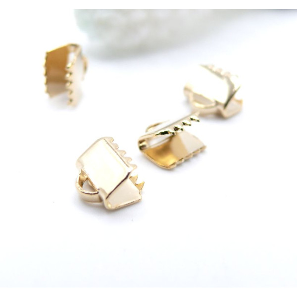 Serre fils, Embouts à serrer 6.5mm – Acier Inoxydable 304 doré