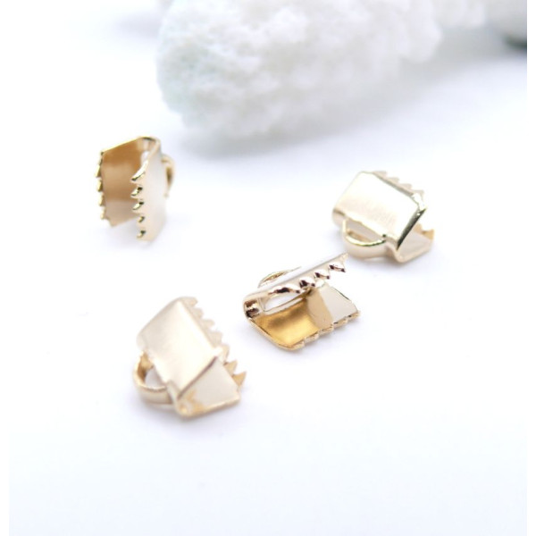 Serre fils, Embouts à serrer 6.5mm – Acier Inoxydable 304 doré