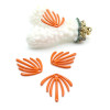 Pendentifs Forme Éventail 22 mm – Métal Coloris ORANGE