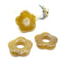 Pendentifs Fleur Résine Acrylique 25mm – Vert Olive
