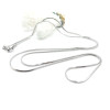 Sautoir 70cm Maille Serpent Cube 1.2mm – Acier Inoxydable 304 Argenté