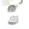 Pendentifs Coquillage 3D 20 mm – Acier Inoxydable 304 Argenté