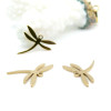 Pendentifs Libellule 15 mm – Acier Inoxydable 304 Doré à l’or fin 18K PVD
