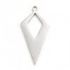 Pendentifs Géométrique Losange 30mm – Acier Inoxydable Argenté