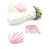 Pendentifs Forme Éventail 22 mm – Métal Coloris Rose