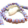 Perles Rondelles Verre 8mm Millefiori Fait Main