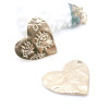 Pendentif Lune avec Amulette 28 mm – Acier Inoxydable 304 Doré à l'or fin 18K