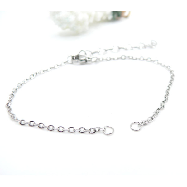 Bracelets pour Intercalaire 18 mm – Acier Inoxydable 304 Argenté