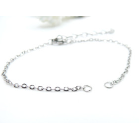 Bracelets pour Intercalaire 18 mm – Acier Inoxydable 304 Argenté