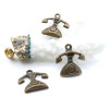 Pendentifs Téléphone 12mm – Métal Finition Bronze
