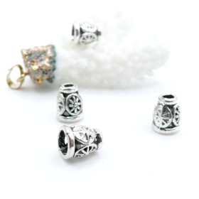 Coupelles Calottes Caps INDIANA Métal Argent Antique