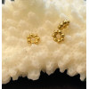 Perles Intercalaires Forme Fleurs 6 x 2 mm – Acier Inoxydable 304 Doré à l’or fin 18K, IONIQUE