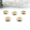 Perles Intercalaires Rondelles 6 par 2 mm – Acier Inoxydable 304 Doré à l’or fin 24K