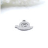 Pendentifs Escargot 11mm – Acier Inoxydable 304 Argenté