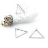 Pendentifs Triangle 18mm – Acier Inoxydable 304 Argenté