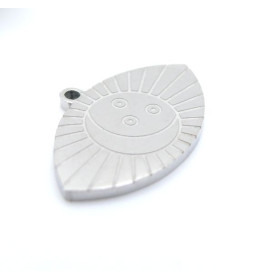 Pendentif Marquise 21mm – Acier Inoxydable 304 Argenté