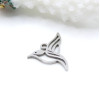 Pendentifs Oiseau Colibri 15mm – Acier Inoxydable 304 Argenté