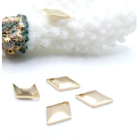 Pendentif Losange 10.5mm–  Doré à l'or fin 24K, placage IONIQUE