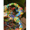 Perles Ovales 14 x 10 mm – Verre Millefiori Multicolores