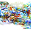 Perles Ovales 14 x 10 mm – Verre Millefiori Multicolores