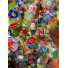 Perles Rondes Plates 20 x 4.5 mm – Verre Millefiori Multicolores