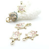 Pendentifs Tortue 24mm – Résine Émaillée & Métal Doré