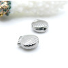 Perles Intercalaires Coquille Saint Jacques 9 mm – Acier Inox 304 – Argenté