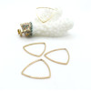 Pendentifs Connecteurs Triangle Étrier 20mm – Acier Inoxydable 304 Doré