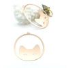 Estampes Pendentifs Chat 38mm – Métal Doré