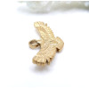 Pendentif Aigle 25 mm – Acier Inox 304 – Doré à l’Or fin 18K, placage PVD