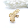 Pendentif Aigle 25 mm – Acier Inox 304 – Doré à l’Or fin 18K, placage PVD