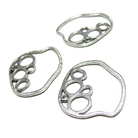 Pendentifs Connecteur 32x29mm – Métal Vieil Argenté