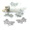 Connecteurs Papillons Métal Argent Antique
