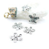 PS112051 – Lot de 10 ou 20 Pendentifs Breloques Petits Papillons métal Argent Antique CREATE FOR YOU