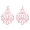 Estampes Pendentifs Arabesque 45mm – Métal Finition ROSE