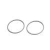 Pendentifs Connecteur Rond 25mm – Acier Inoxydable 304