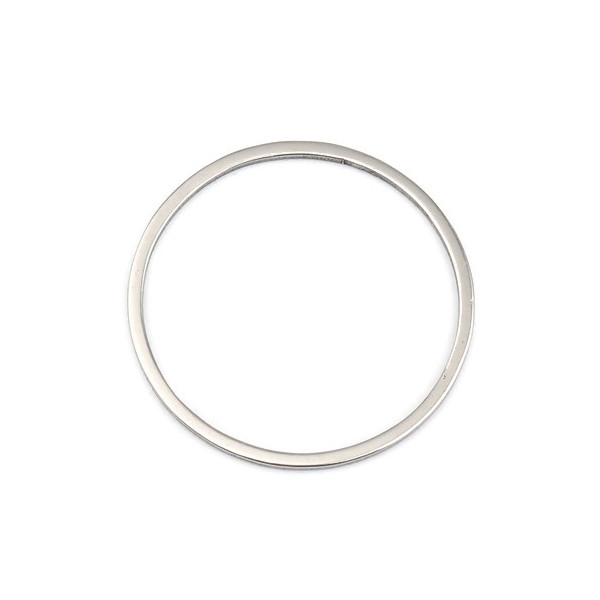 Pendentifs Connecteur Rond 25mm – Acier Inoxydable 304