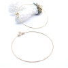 Boucles d’Oreilles Créoles Cintres 40 mm – Acier Inoxydable 304 Doré 18K