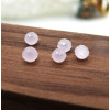 pPerles à facettes rondelles en verre 3x2mm Rose Laiteux D02
