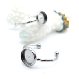 Supports de Bague 8mm – Acier Inoxydable 304 Argenté