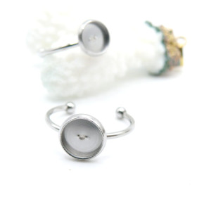 Supports de Bague 14mm – Acier Inoxydable 304 Argenté