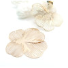 Estampes Connecteurs Fleurs Stylisées 36 mm – Laiton – Doré