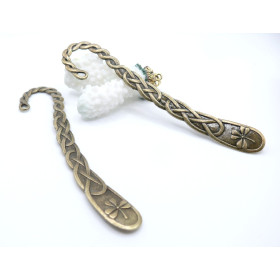 Marques-pages Vintage Torsade – Métal bronze