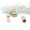 Embouts pour Cordon 9 x 4 mm – Acier Inox 304 – Doré à l’Or fin 18K