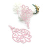 Estampes Pendentifs Arabesque 45mm – Métal Finition ROSE