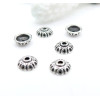 Coupelles Calottes Dôme 8mm – Métal Argent Antique