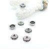 Coupelles Calottes Dôme 8mm – Métal Argent Antique