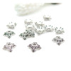 Calottes Coupelles Embouts 8mm – Argent Antique